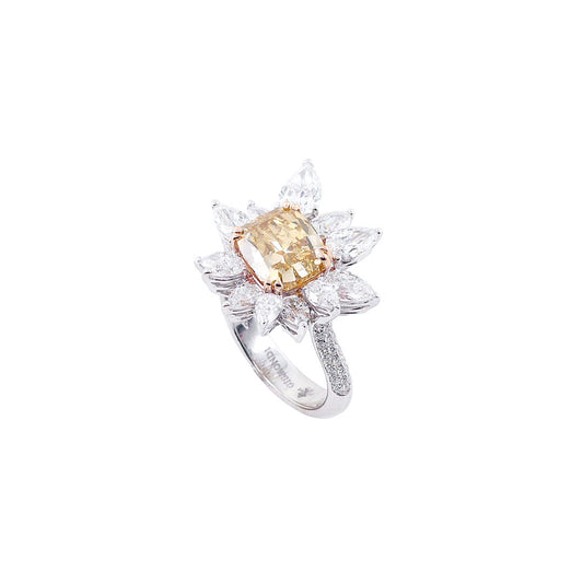 Rising Sun Diamond Ring