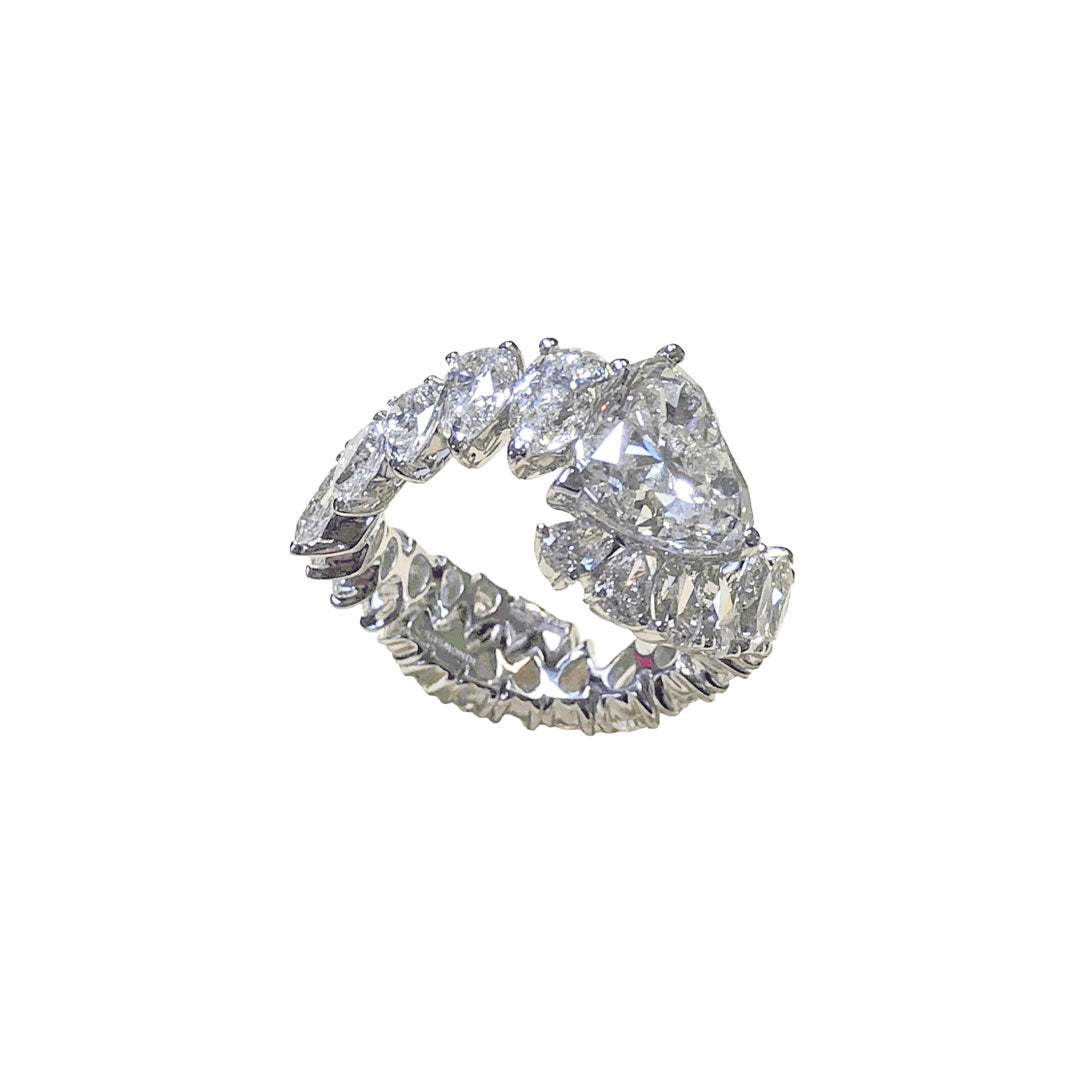 Heart Diamond Ring