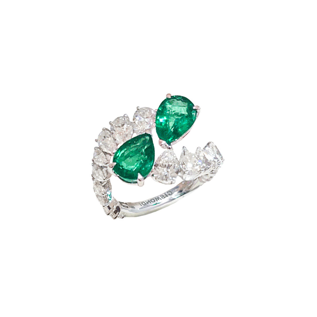 Emerald Diamond Ring