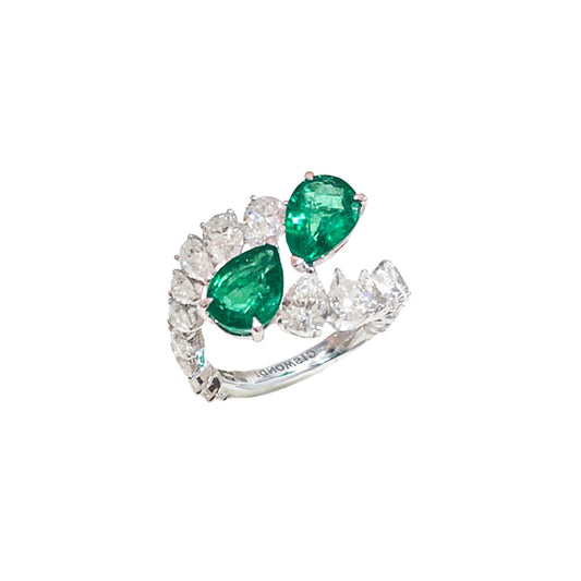 Emerald Diamond Ring