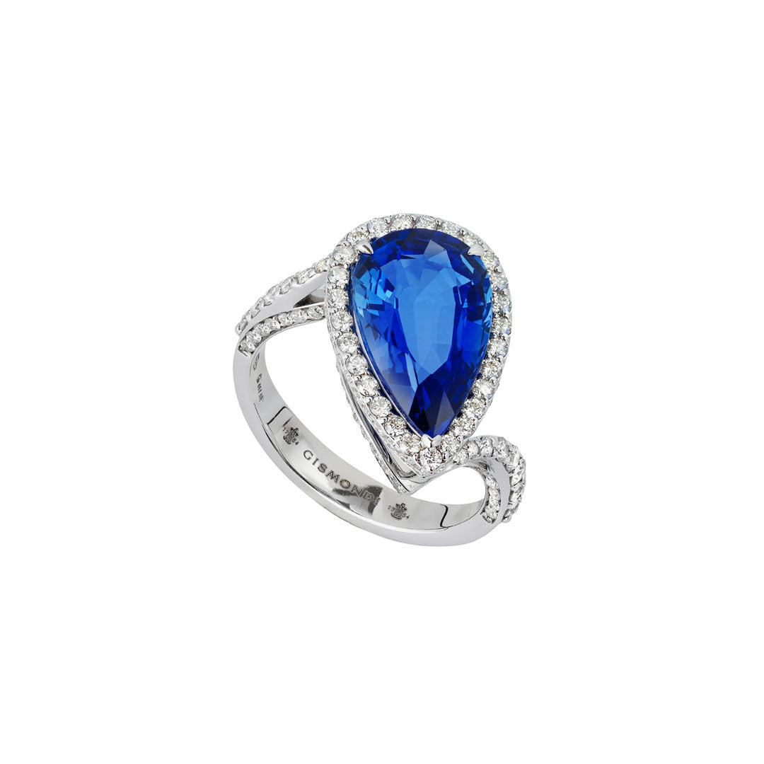 Sapphire Diamond Ring