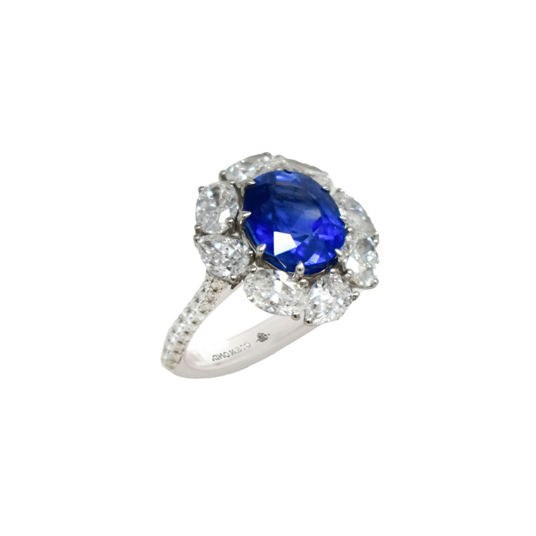 Sapphire and Diamond Ring