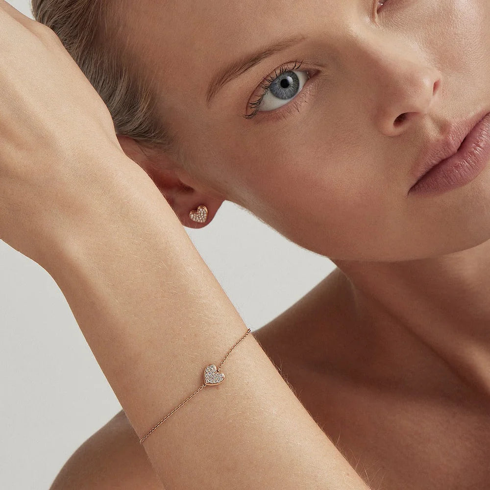 Heart Diamond Bracelet