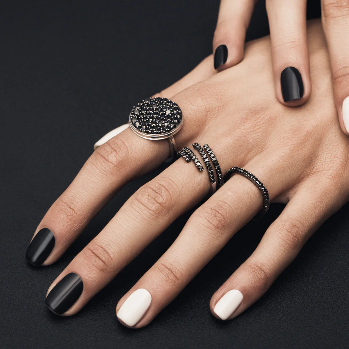 Eclipse Black Diamond Ring