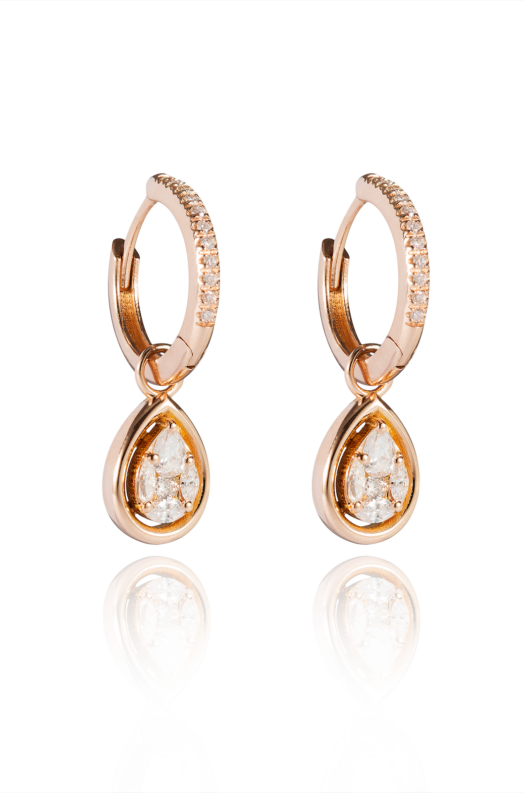 Diamond Drop Earrings