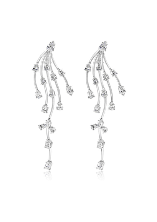 Diamond Cascade Earrings