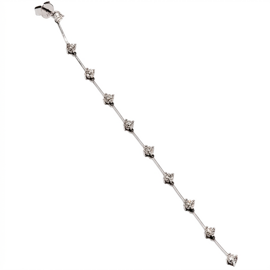 Diamond Long Drop Earring