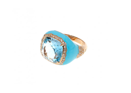 Blue Topaz Ring