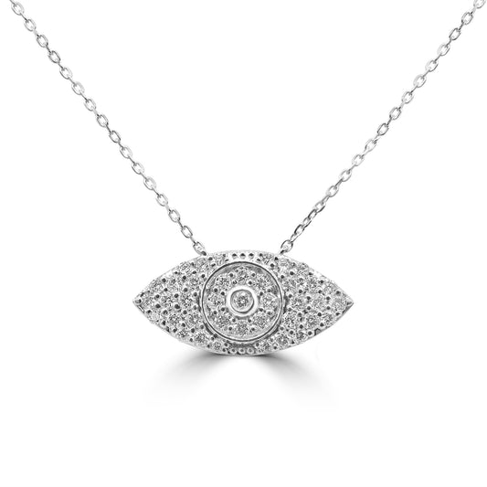 Evil Eye Diamond Pendant